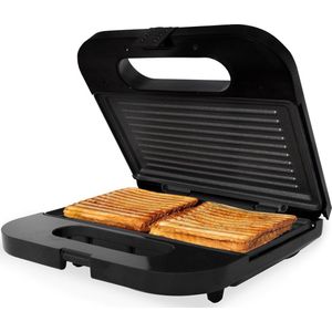 Tomado TGS2001S - Tosti ijzer - Grillplaten - 750 Watt - 22,5 x 13 cm - Zwart/RVS