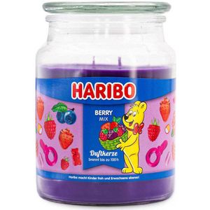 Haribo Berry Mix - geurkaars 510 gram in grote pot