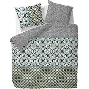 Essenza dekbedovertrek Meya green 137x200cm  + 1x 50x75cm