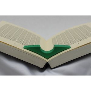 READSY – Leesring – Basic – One size – Groen – Paginahouder – Boekgadget – Bladzijde opener – Bladwijzer – Bookmark – Boekenlegger – Duimlegger – Lezen – Cadeau