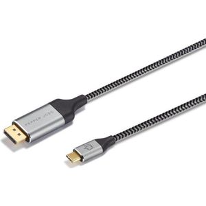 PEPPER JOBS USB C kabel C2DP18M | USB C naar DISPLAYPORT | Universeel 1.8m