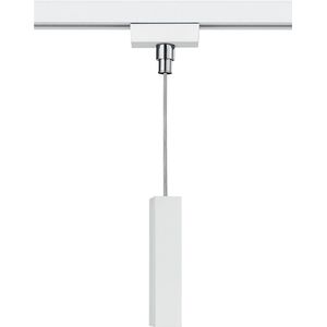 Spanningsrail Connector Hanglamp - Hangadapter - Torna Dual - 2 Fase - Mat Wit