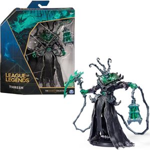 LEAGUE OF LEGENDS - PREMIUM BEELDJE 18 CM THRESH kettingkast - 6062260 - Met 19 scharnierpunten en accessoires