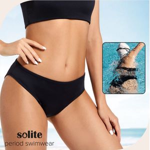 Solite Menstruatie Zwemkleding - Menstruatie Bikinibroekje - Menstruatie Zwemslip - Maat S