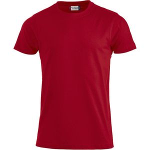 Clique 5 Pack Premium Fashion-T Modieus T-shirt kleur Rood maat 4XL