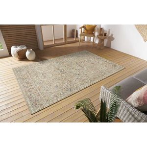 Flycarpets Binnen & Buitenkleed Vloerkleed - Sues - Creme - 80x120 cm