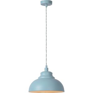 Lucide ISLA Hanglamp - Ø 29 cm - 1xE14 - Pastel blauw