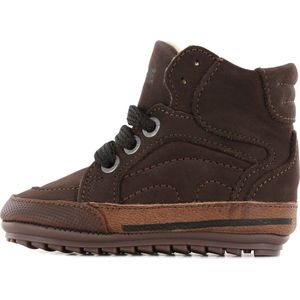 Baby | Eerste stapschoenen | Jongens | Dark Brown | Leer | Shoesme | Maat 21