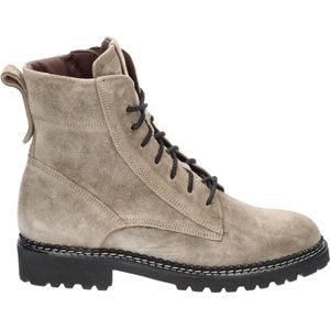 Durea Veterboot 9722 185 9896 Wijdte H Taupe Grijs Suède