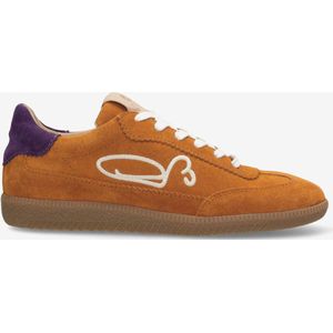 Fred De La Bretoniere Sneaker Pearl Sign Burnt Orange - Maat 40