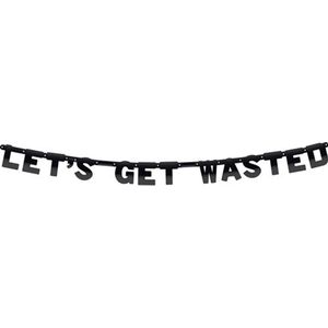 Letterslinger - Let's get wasted! - Verjaardag - volwassenen