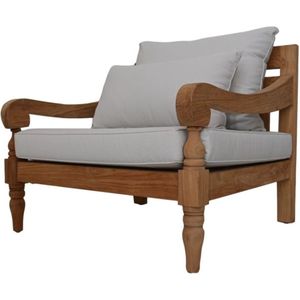 terrasstoelen weerbestendig - lounge stoel - lounge fauteuil - tuinstoel kuip - kuipstoel buiten - loungestoel - tuinstoelen - 90x95x90 - Wood Selections