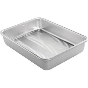 Bakvorm, Rechthoek, met Structuur, 24 x 32 cm, Aluminium - Nordic Ware | Naturals Prism