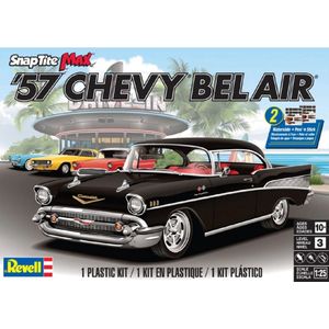 1:25 Revell 11529 1957 Chevy Bel Air Car - Snap Tite Kit Plastic Modelbouwpakket