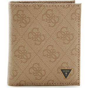 GUESS Vezzola Heren Billfold Portemonnee Kunstleer - Beige