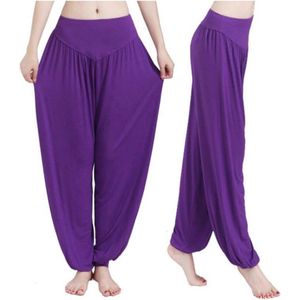 Finnacle - ""Buikdansen-in-Stijl: XL Paarse Comfortabele Harem Broek