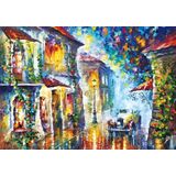 Puzzel 1000 Stukjes Volwassenen -puzzelmat -puzzelLegpuzzels Puzzle Jigsaw Puzzels - Speelgoed Hobby en Creatief Voor Volwassenen - 50*70 cm - puzzels voor volwassenen Evening Street