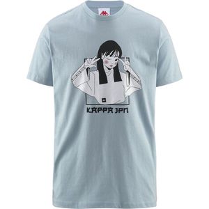 Kappa Authentic Jpn Griviu T-shirt Met Korte Mouwen Blauw L Man