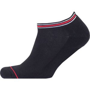 Tommy Hilfiger Iconic Sports Sneaker Socks (2-pack) - heren sport enkelsokken - zwart - Maat: 39-42