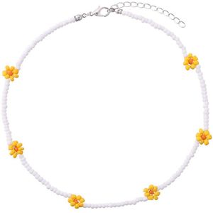 Kralenketting bloemetjes - Daisy - Kralen - Bloemen