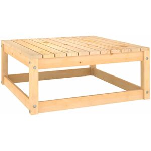 vidaXL Tuinvoetenbanken 2 st - Massief Grenenhout Voetenbank - Tuinbank - Lounge Set - Terras Bank - Hout Bank