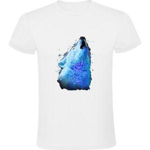 Wolf Heren T-shirt | dier | verf | animal | dieren