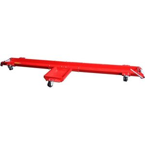 Pro Plus Motorfiets Rangeerhulp Dolly - 560 kilo - Rood