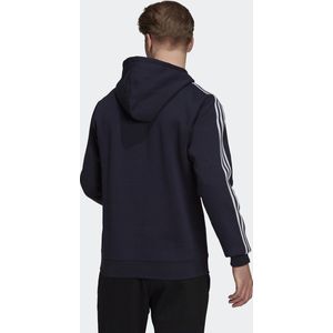 adidas Sportswear Essentials Fleece 3-Stripes Logo Hoodie - Heren - Blauw- S