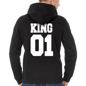 King / Queen Hoodie (King - Maat XL) | Koppel Cadeau | Valentijn Cadeautje voor hem & haar