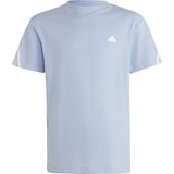 Adidas U FI 3S T Sportshirt Jongens Blauw 140