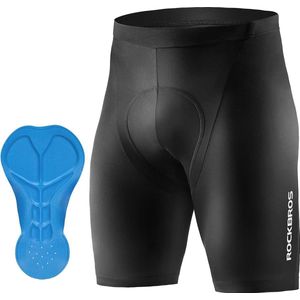 ROCKBROS Korte Fietsbroek met 3D-zeem Voor Dames en Heren, Ademend, Sneldrogend, Voor Mountainbikes Maat L