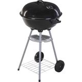 ProGarden Kogelbarbecue op Wielen 46 cm Zwart