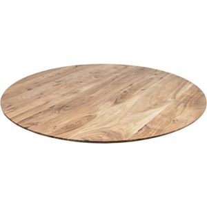 HSM Collection-Rond Tafelblad Zurich-ø100x3,8-Naturel-Acacia