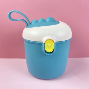 Babyvoeding Dispenser - Baby Melkpoeder Doseer Box - Reisbox - Opbergdoos voor voeding - Dispenser met schep 440ML - Blauw