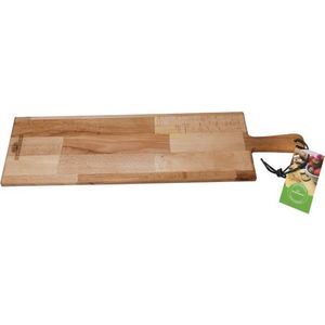 De Smikkelplank - Serveerplank - Beukenhout - L60xB20xH2cm - Borrelplank - Tapasplank