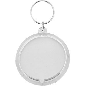CombiCraft Plexiglas sleutelhanger blanco cirkel groot Ø47mm - 50 stuks