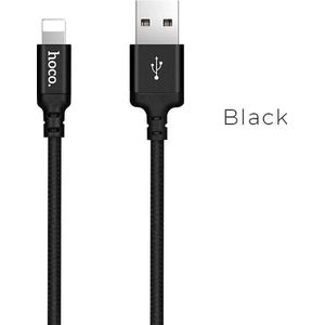 Hoco USB kabel naar Lightning zwart - 1m