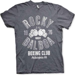 Rocky Heren Tshirt -L- Balboa Boxing Club Grijs
