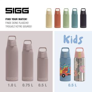Geïsoleerde drinkfles Shield Therm One Dusk Roze - 0.5L - Voor koolzuurhoudende dranken - Lekvrij en vaatwasmachinebestendig