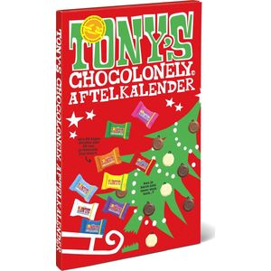 Tony's Chocolonely MEGA Adventskalender Chocolade 2023 - Grote Aftelkalender - Kerstcadeau - Kerst Kadootjes - 10 Verschillende Smaken Tiny Tony's in een Kerstkalender - Fairtrade Belgische Chocolade