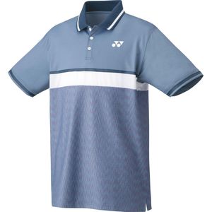 Yonex Tennispolo Heren Polyester/polyurethaan Blauw Maat Xl