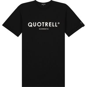Quotrell - BASIC GARMENTS T-SHIRT - BLACK/WHITE - XL