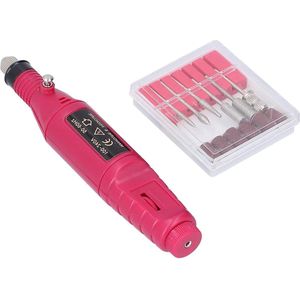Elektrische Nagel Polijstmachine Mini File Drill Kit Manicure Pedicure Shape Tools - Nagelverzorging Gereedschap Draagbare Nagel Polijstmachine 100-240V 3000-18000RPM (EU-stekker) - Professionele Nagelstyling .