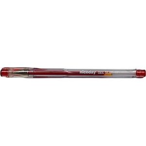 Niceday Gel Pens Rood 0.7mm - 12 stuks