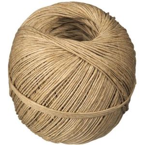 Naturel touw 40 meter op rol - 2 mm - Hennep 200 grams - Klus/tuin/hobby touw/draad