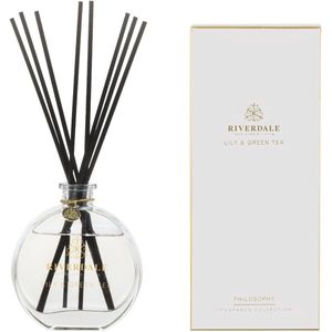 Riverdale - Boutique Geurstokjes Lily & Green Tea - 90ml Grijs