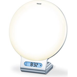 Beurer WL 75 Wake-up light – LED – Sfeerlicht 256 kleurnuances - Nachtlamp – Leeslamp – FM radio - Alarm/Snooze – 10 Melodieën - Bluetooth® - Gratis beurer LightUp app – Incl. netadapter/Aux kabel - 3 Jaar garantie