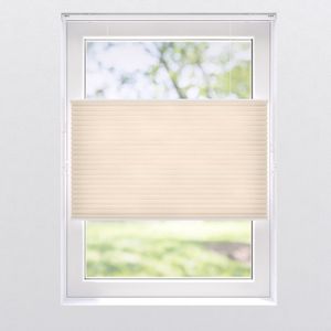 Dutchblinds - Plisségordijnen - Beige - 70 x 175 cm - Raamdecoratie op maat