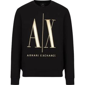 Sweatshirt Met Print En Ronde Hals Van Armani Exchange