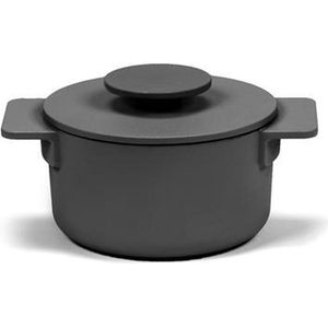 SURFACE POT ENAMEL CAST IRON ZWART D12 - 0,5L